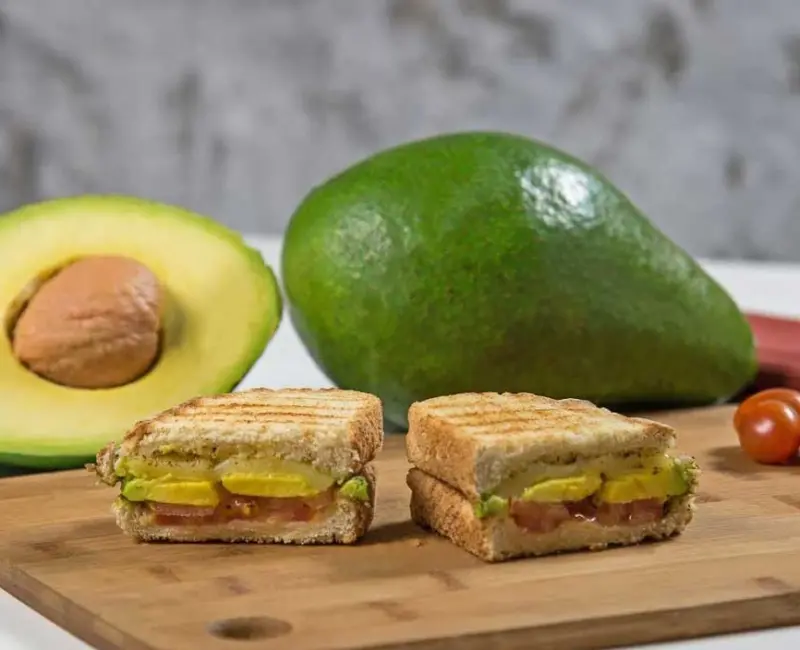 Sanduíche de Abacate com queijo