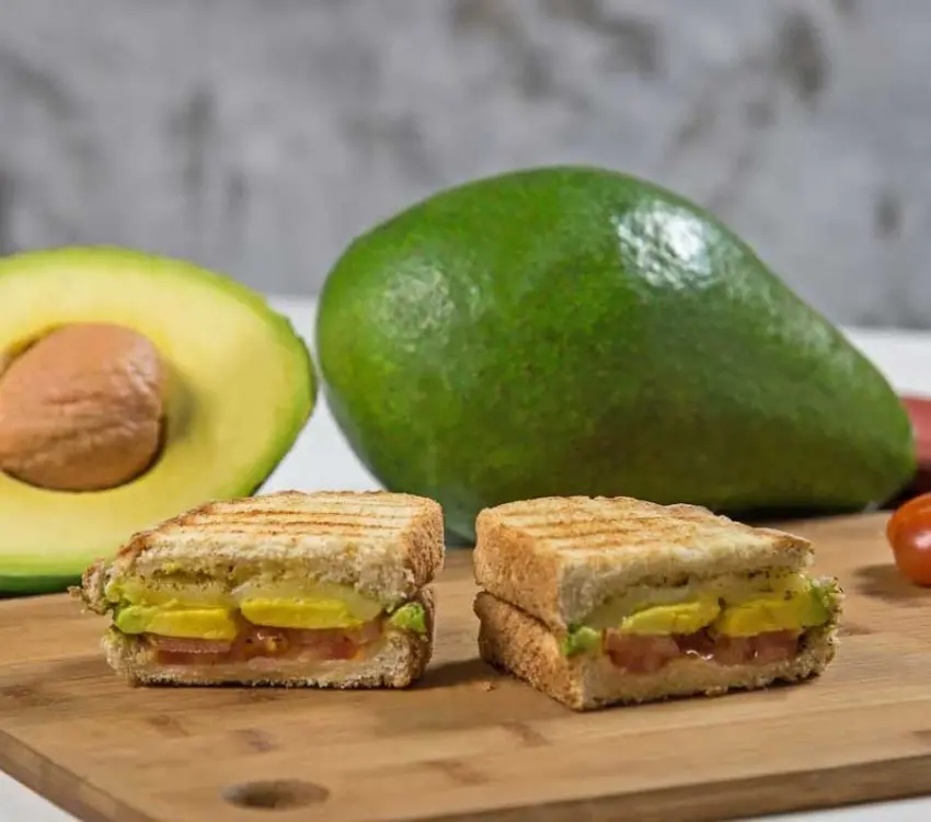Sanduíche de Abacate com queijo